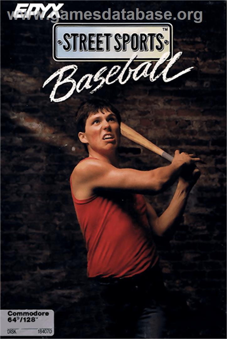 Street Sports Baseball - Commodore 64 - Artwork - Box