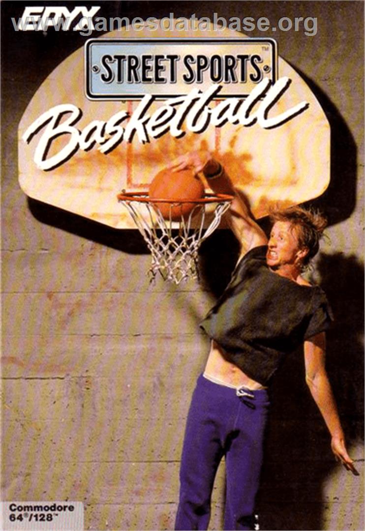 Street Sports Basketball - Commodore 64 - Artwork - Box