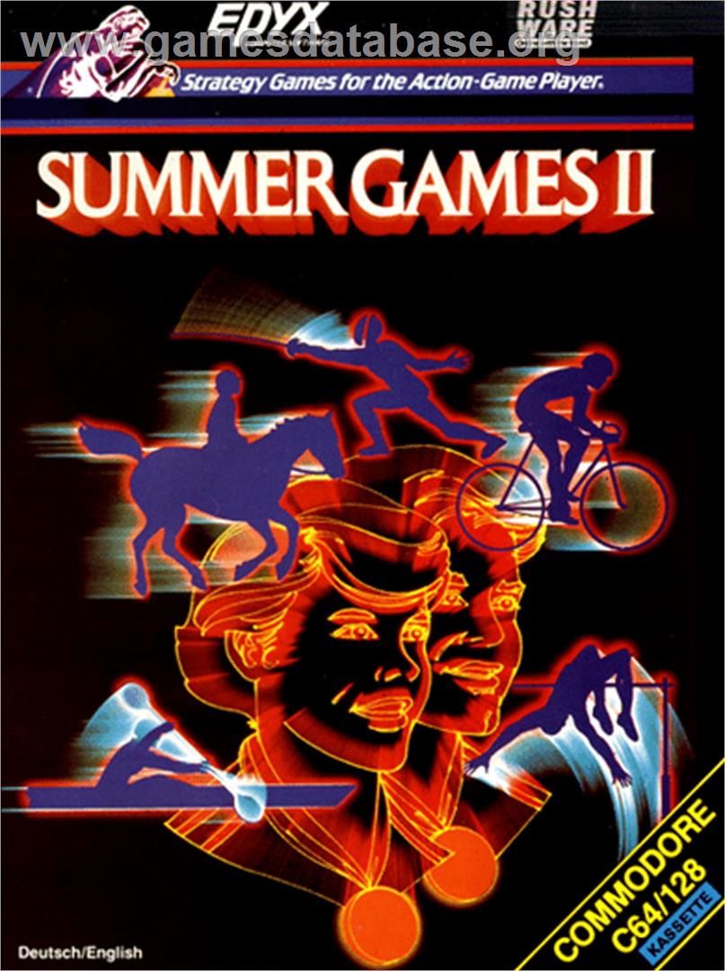 Summer Games II - Commodore 64 - Artwork - Box