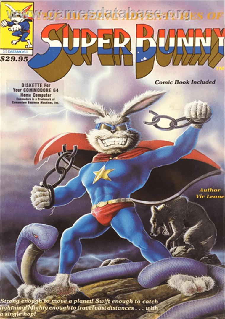 Super Bunny - Commodore 64 - Artwork - Box