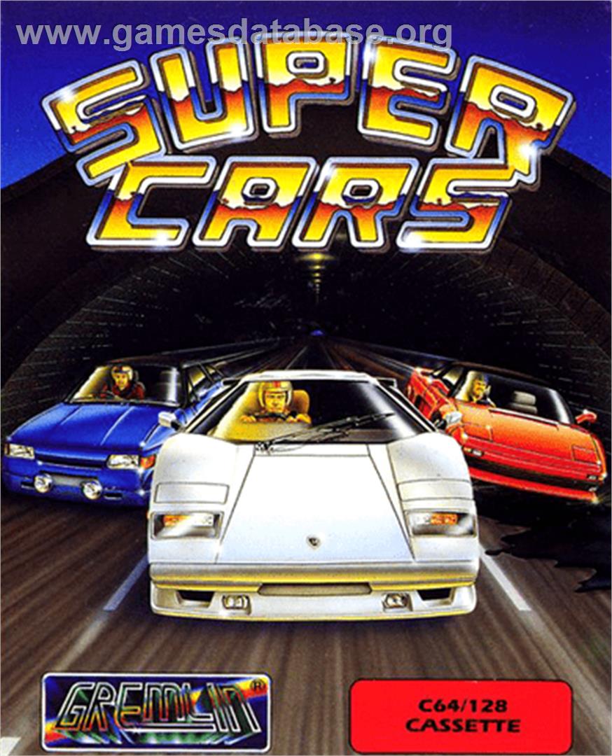 Super Cars - Commodore 64 - Artwork - Box