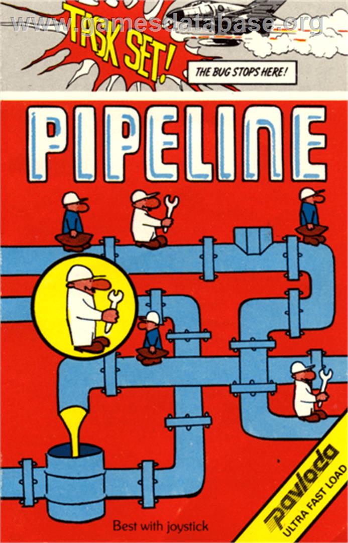Super Pipeline - Commodore 64 - Artwork - Box