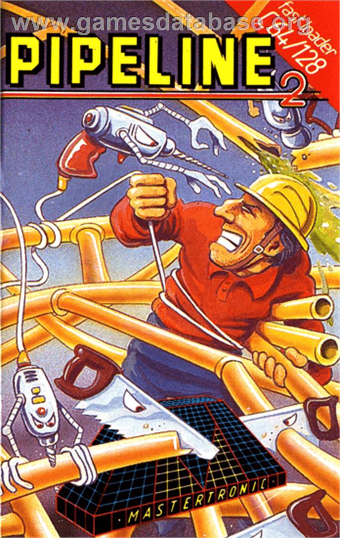 Super Pipeline II - Commodore 64 - Artwork - Box