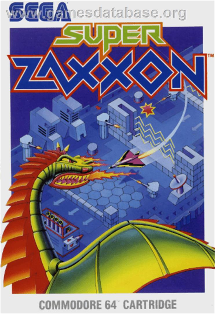 Super Zaxxon - Commodore 64 - Artwork - Box