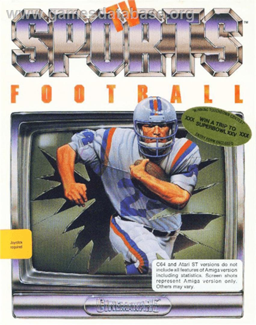 TV Sports: Football - Commodore 64 - Artwork - Box
