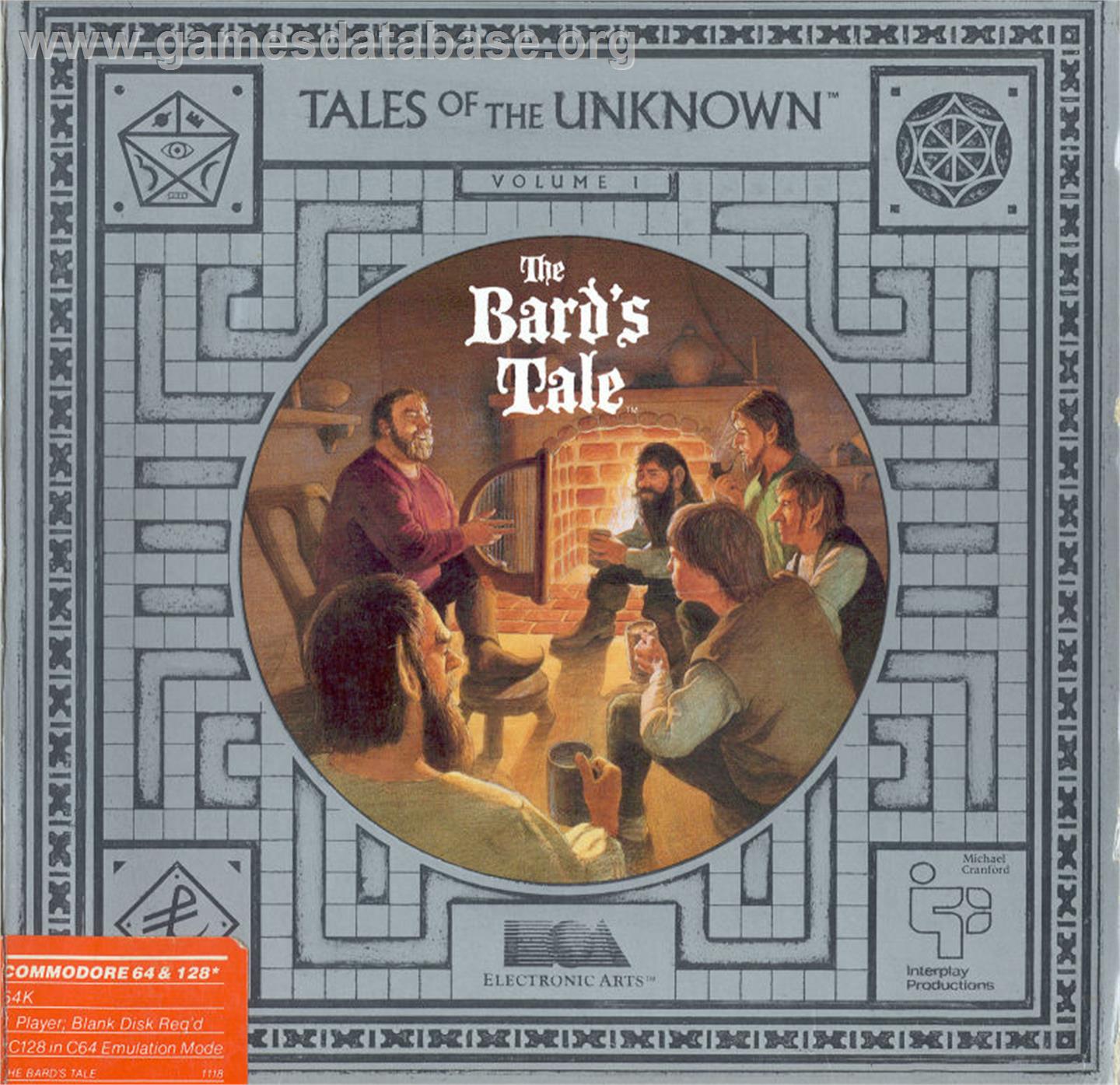 Tales of the Unknown, Volume I: The Bard's Tale - Commodore 64 - Artwork - Box
