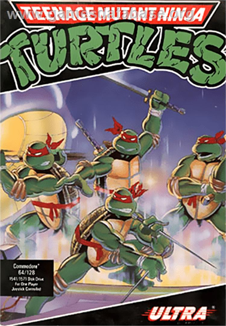 Teenage Mutant Ninja Turtles - Commodore 64 - Artwork - Box