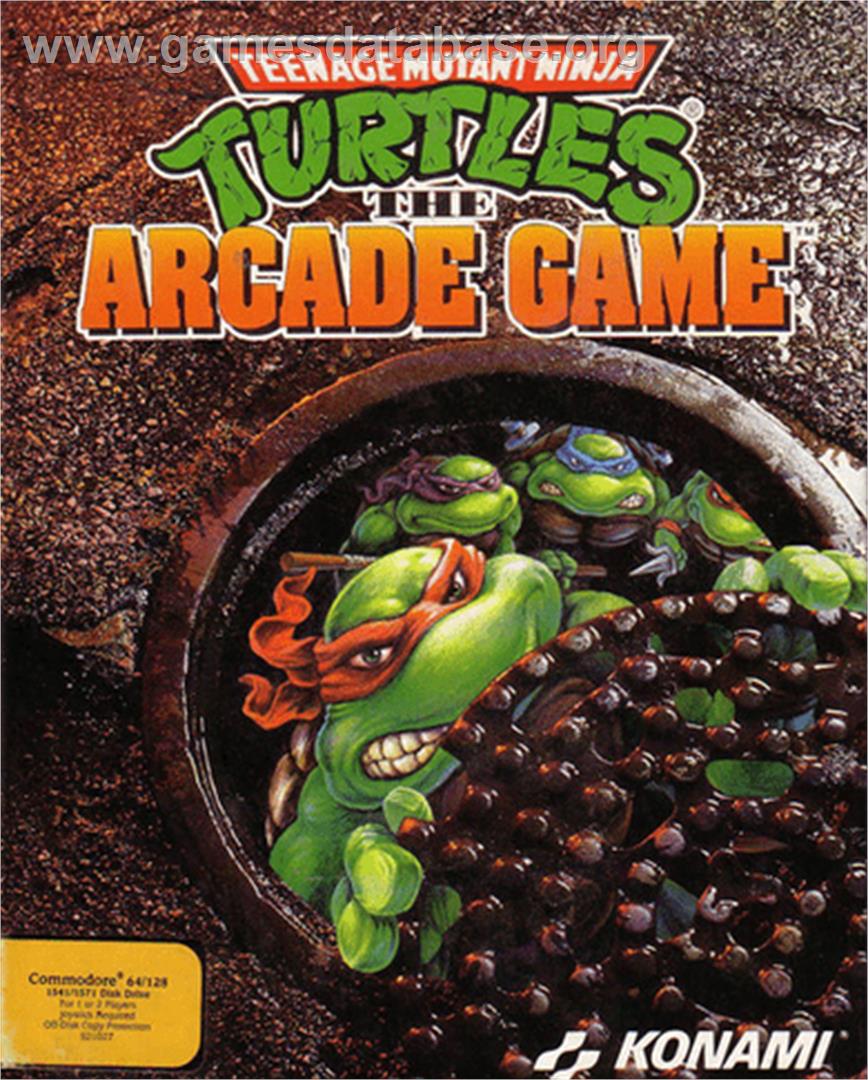 Teenage Mutant Ninja Turtles II: The Arcade Game - Commodore 64 - Artwork - Box