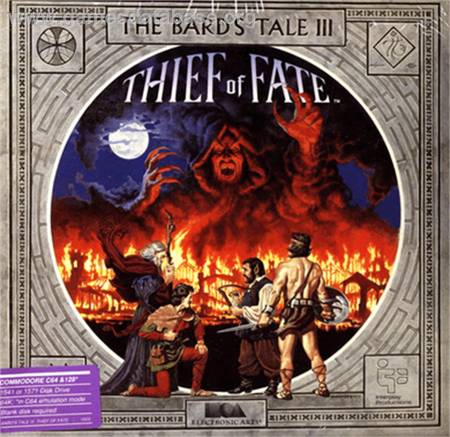 The Bard's Tale III: Thief of Fate - Commodore 64 - Artwork - Box