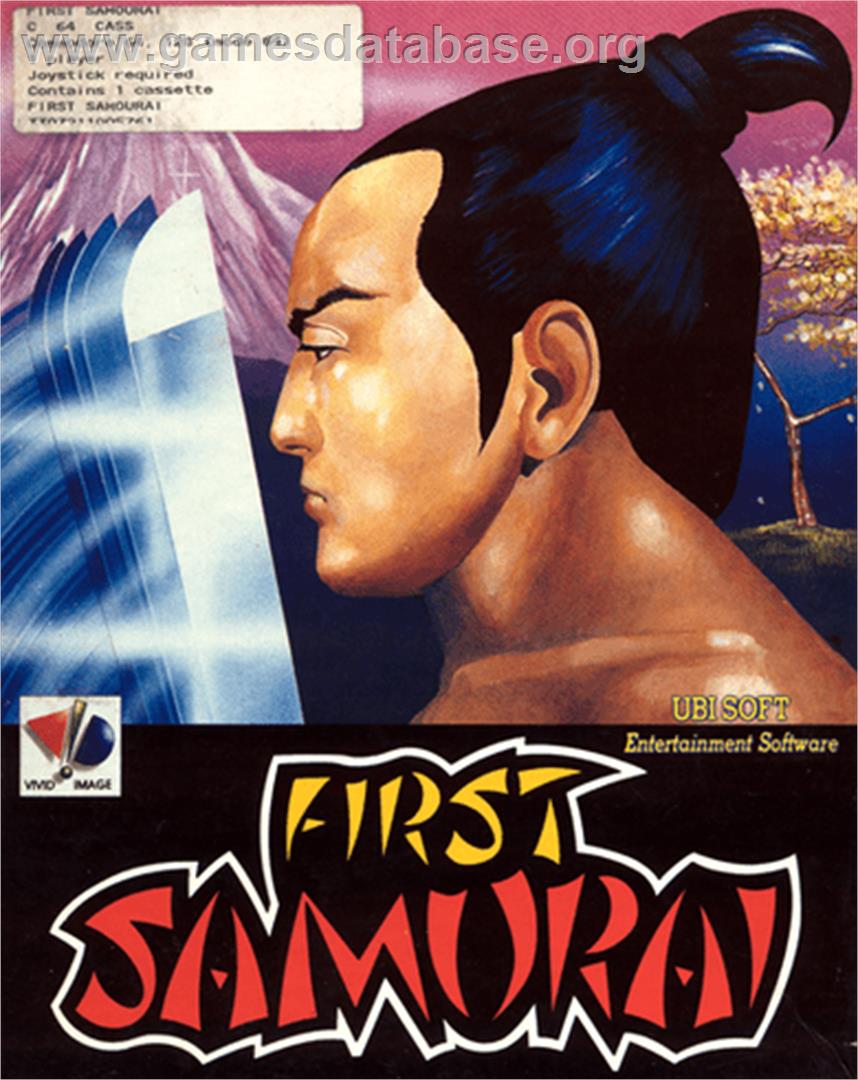 The First Samurai - Commodore 64 - Artwork - Box