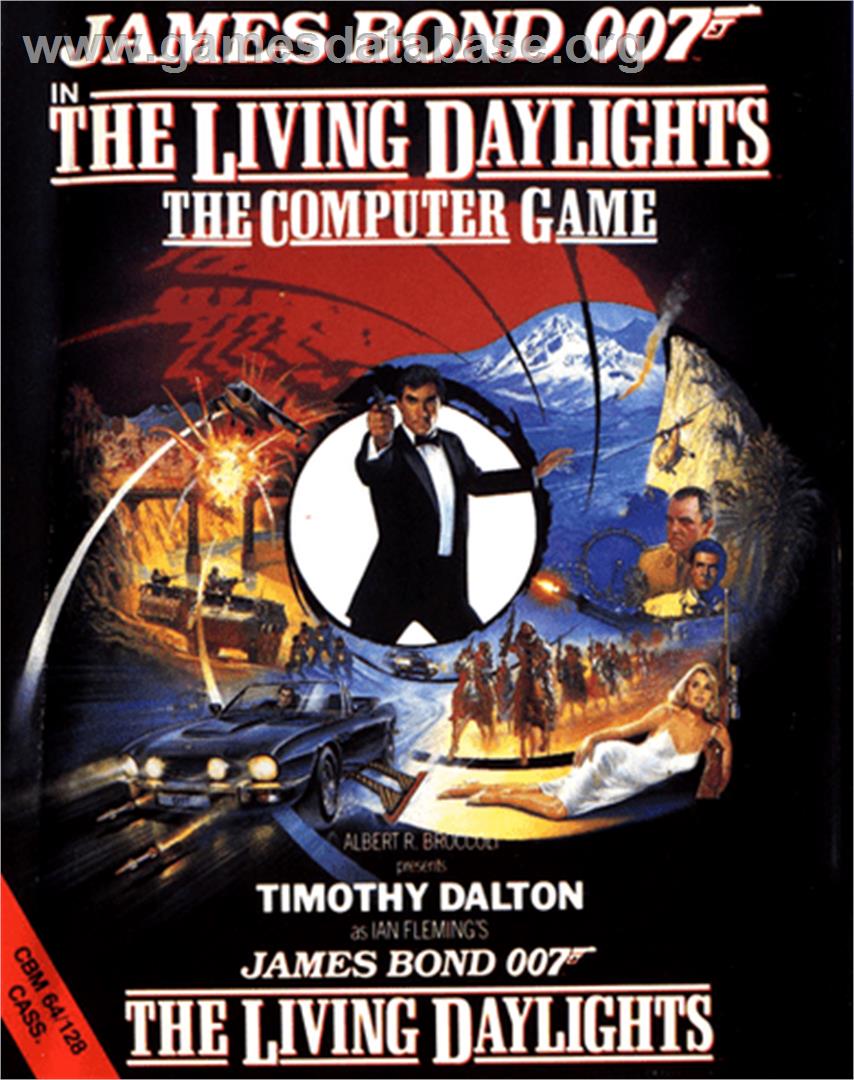 The Living Daylights - Commodore 64 - Artwork - Box