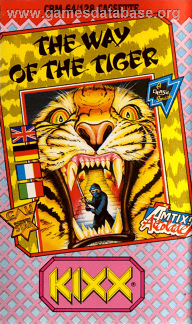 The Way of the Tiger - Commodore 64 - Artwork - Box
