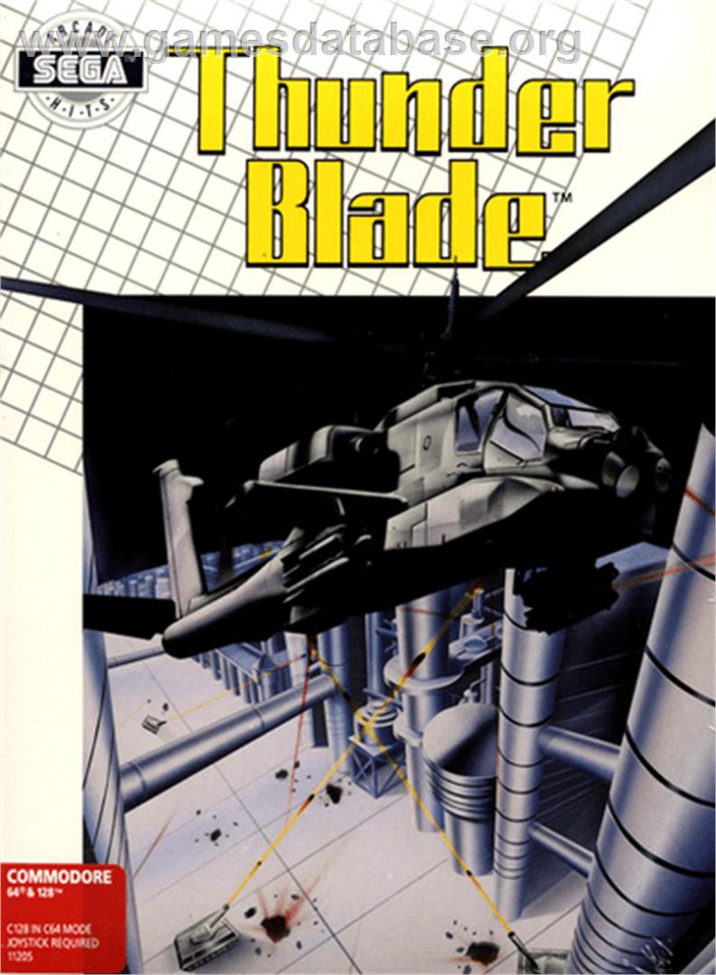 ThunderBlade - Commodore 64 - Artwork - Box