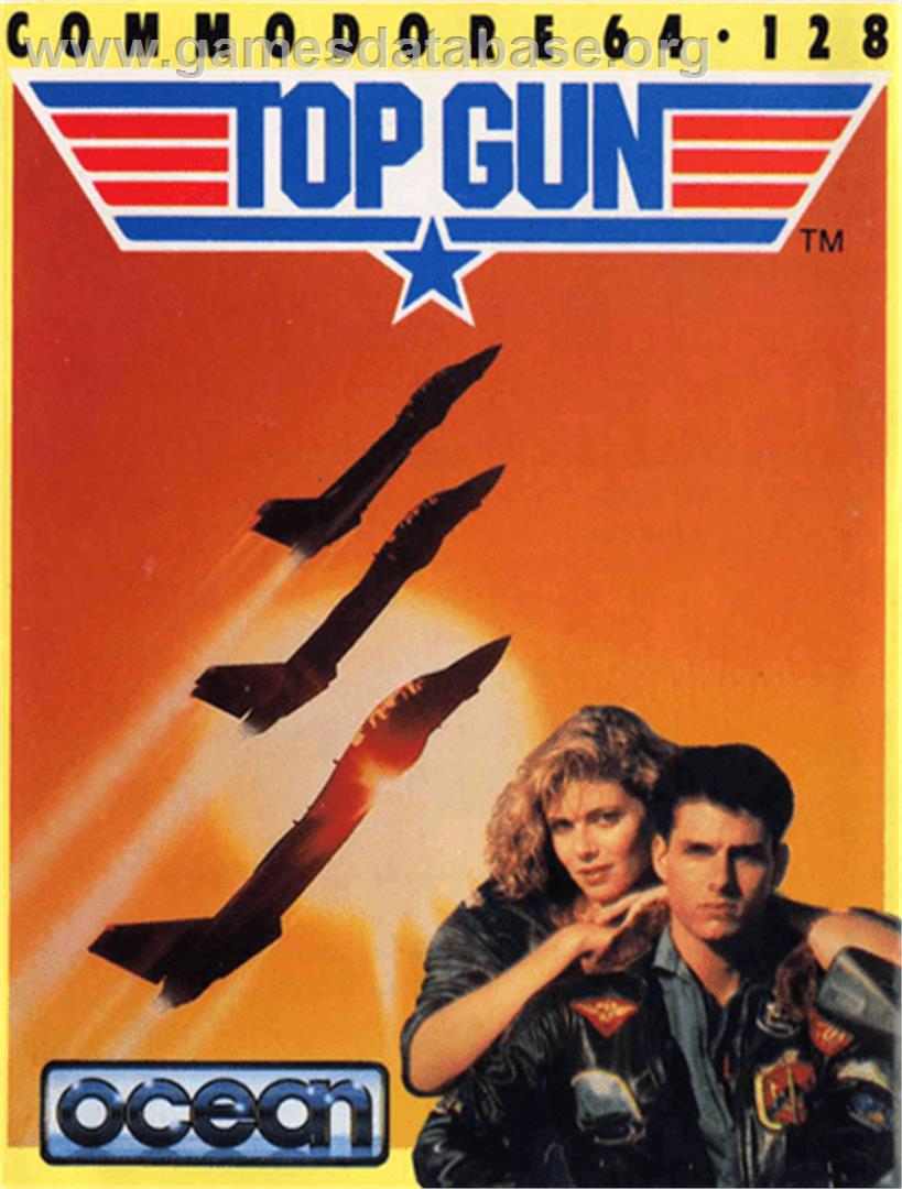 Top Gun - Commodore 64 - Artwork - Box