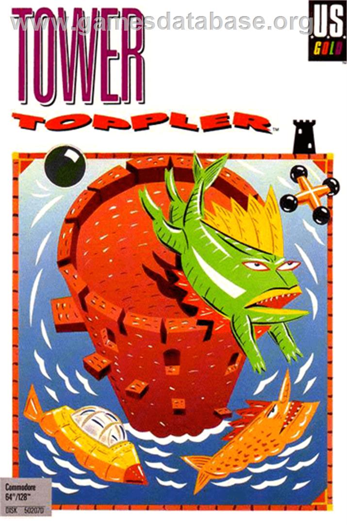 Tower Toppler - Commodore 64 - Artwork - Box