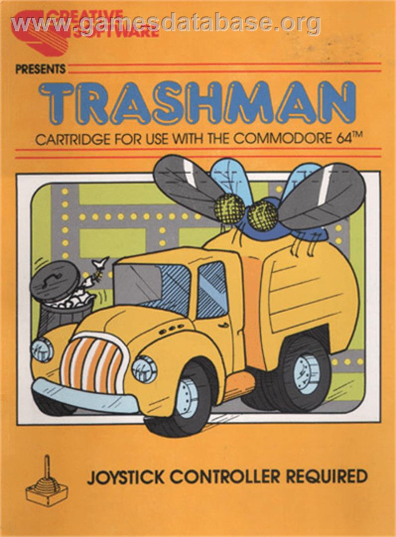 Trashman - Commodore 64 - Artwork - Box