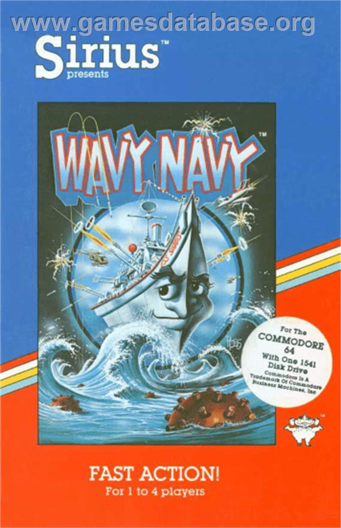 Wavy Navy - Commodore 64 - Artwork - Box