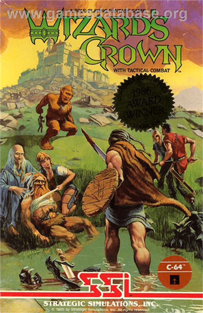 Wizard's Crown - Commodore 64 - Artwork - Box