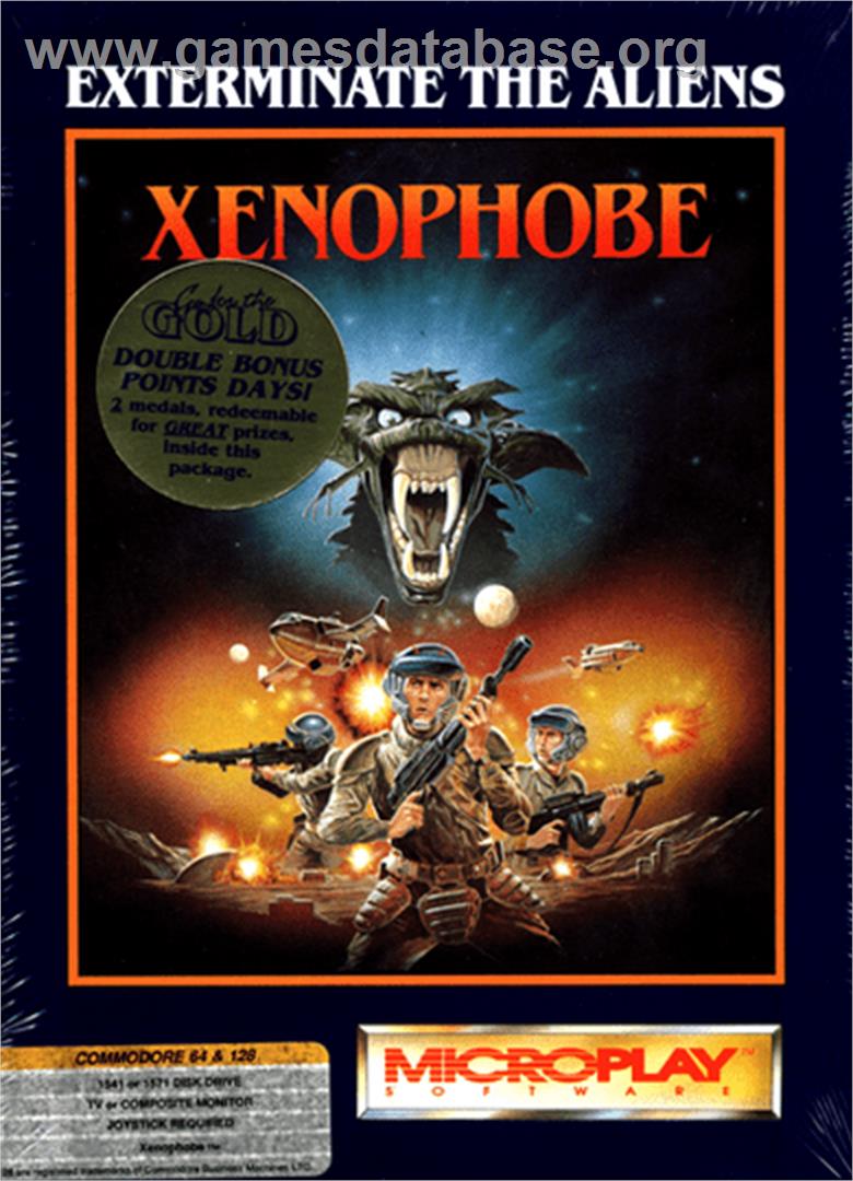 Xenophobe - Commodore 64 - Artwork - Box