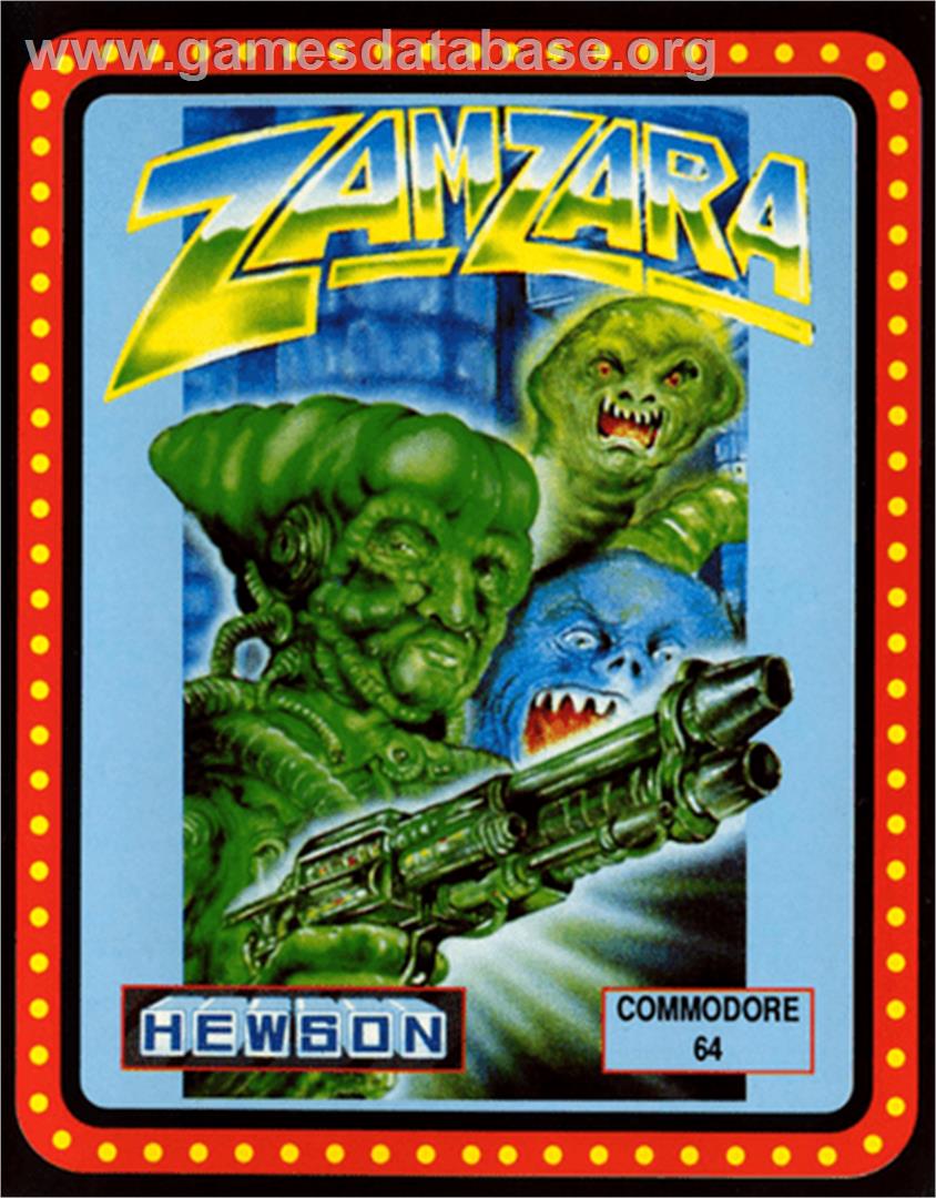 Zamzara - Commodore 64 - Artwork - Box