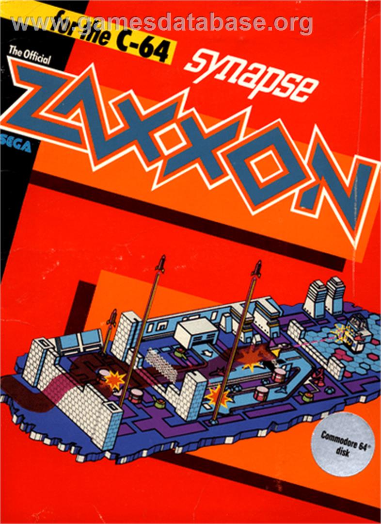Zaxxon - Commodore 64 - Artwork - Box