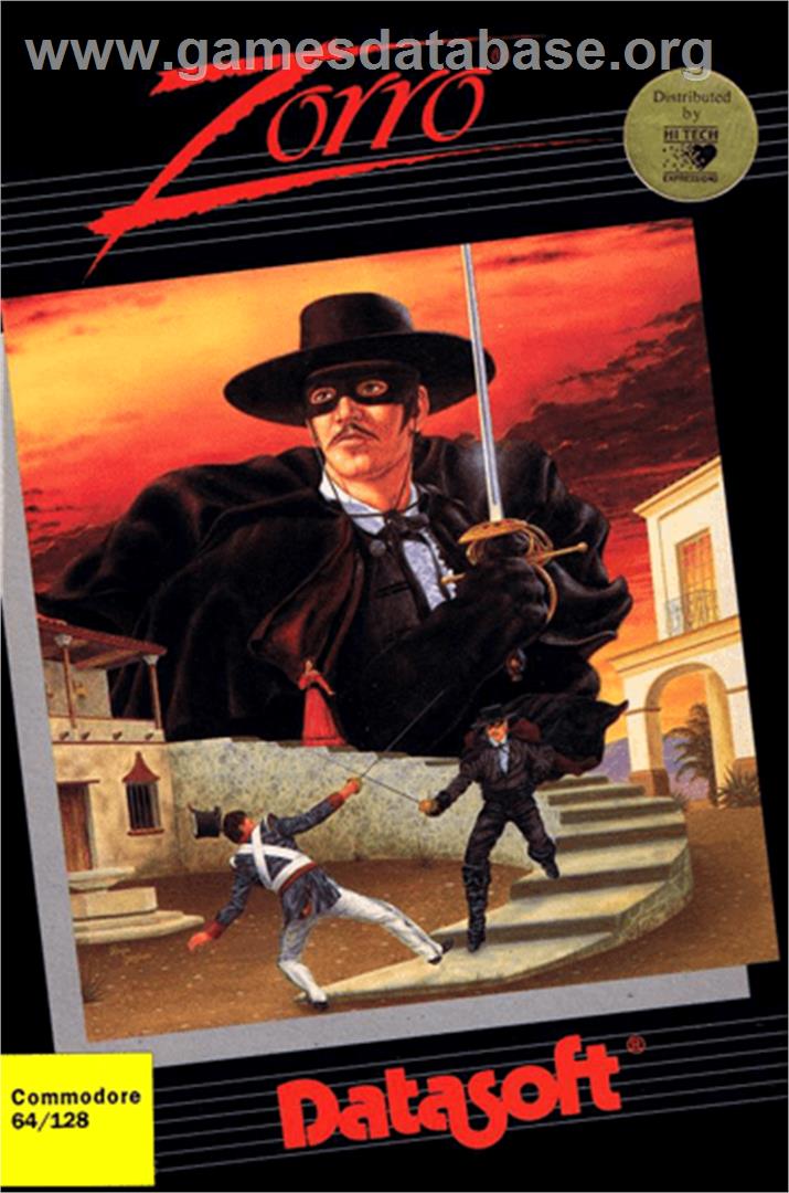 Zorro - Commodore 64 - Artwork - Box