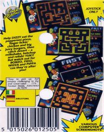 Box back cover for Fast Food on the Commodore 64.