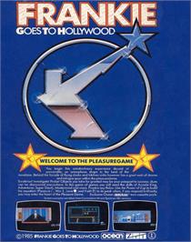 Box back cover for Frankie Goes to Hollywood on the Commodore 64.