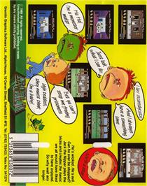 Box back cover for Jack the Nipper on the Commodore 64.
