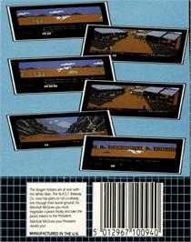 Box back cover for Kane on the Commodore 64.