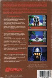 Box back cover for Knights of Legend on the Commodore 64.