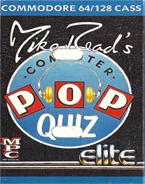 Box back cover for Mike Read's Computer Pop Quiz on the Commodore 64.