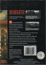 Box back cover for Mindfighter on the Commodore 64.