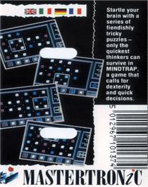 Box back cover for Mindtrap on the Commodore 64.