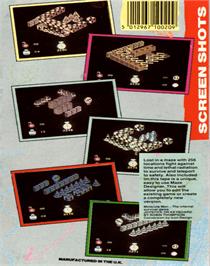 Box back cover for Molecule Man on the Commodore 64.