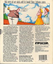 Box back cover for Nord and Bert Couldn't Make Head or Tail of It on the Commodore 64.