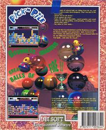Box back cover for Pick 'n Pile on the Commodore 64.