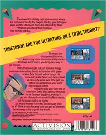 Box back cover for Tass Times in Tonetown on the Commodore 64.
