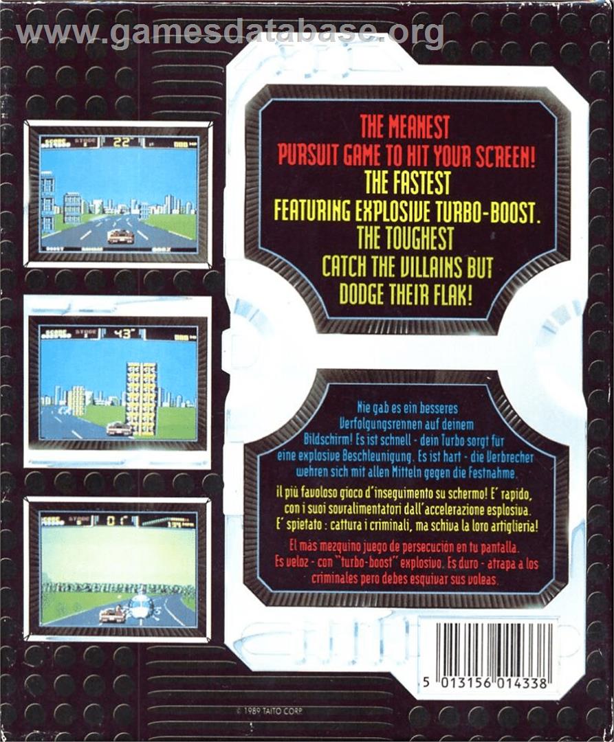 Chase H.Q. II: Special Criminal Investigation - Commodore 64 - Artwork - Box Back