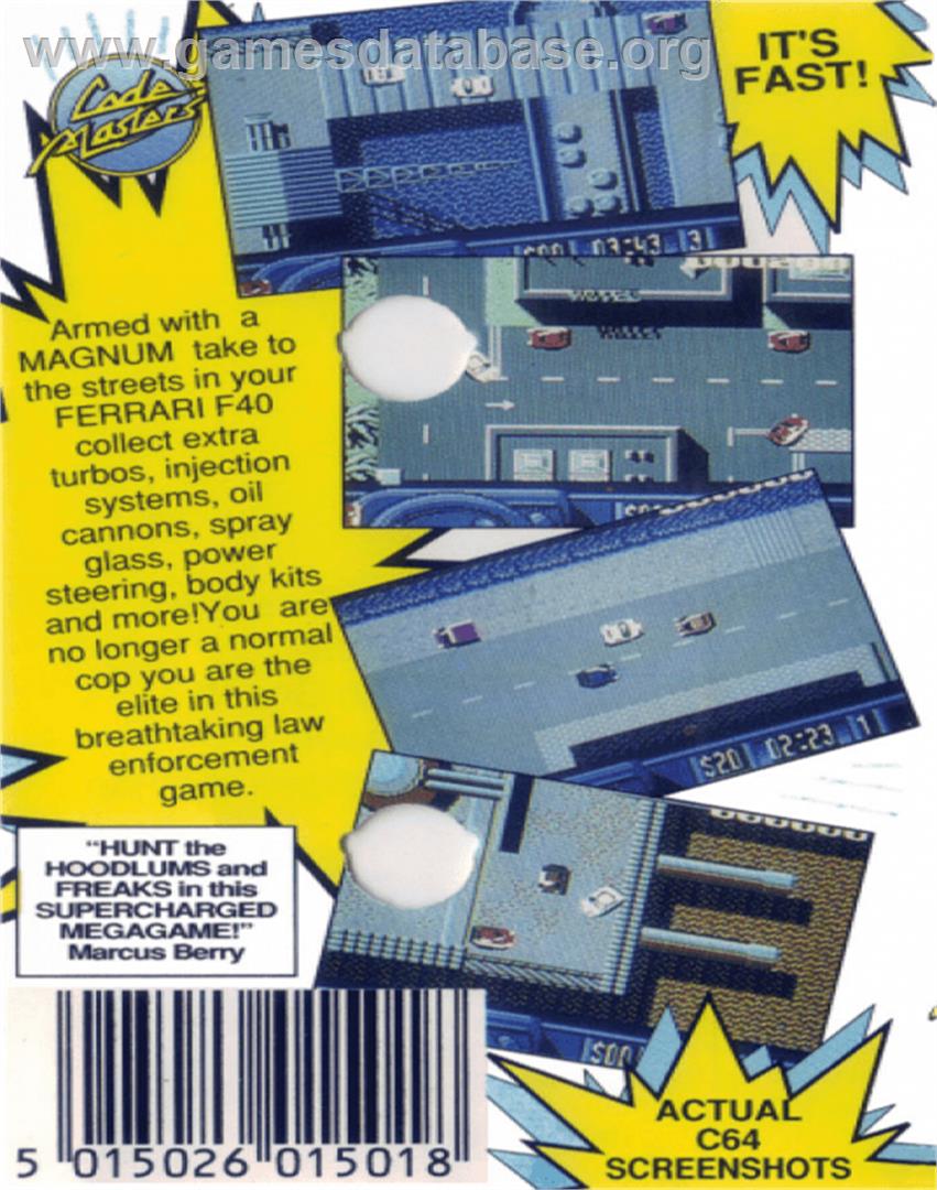 Miami Chase - Commodore 64 - Artwork - Box Back