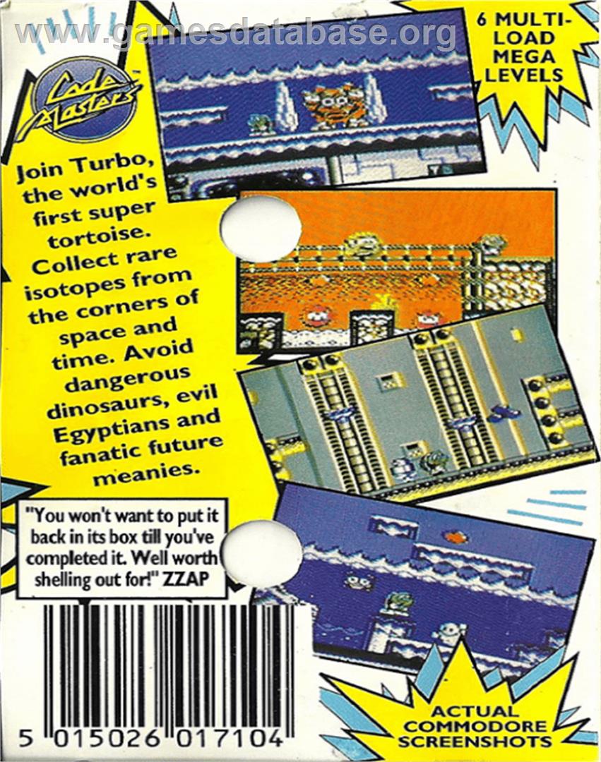 Turbo the Tortoise - Commodore 64 - Artwork - Box Back