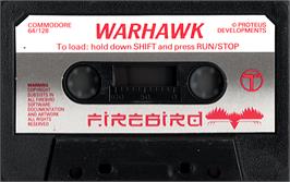 Artwork on the CD for Warhawk on the Commodore 64.