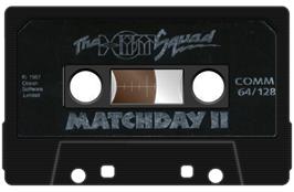 Cartridge artwork for Match Day II on the Commodore 64.