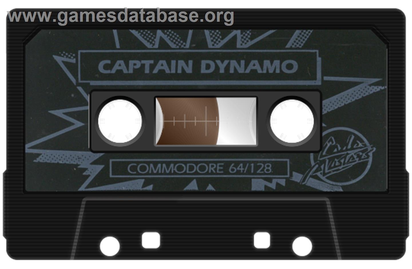 Captain Dynamo - Commodore 64 - Artwork - Cartridge