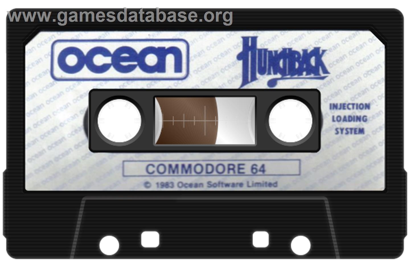 Hunchback: the Adventure - Commodore 64 - Artwork - Cartridge