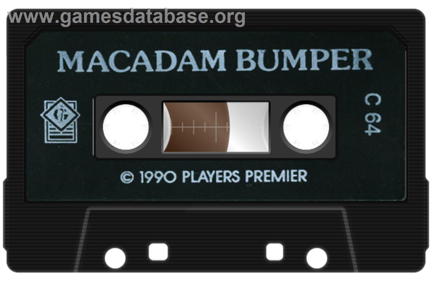 Macadam Bumper - Commodore 64 - Artwork - Cartridge