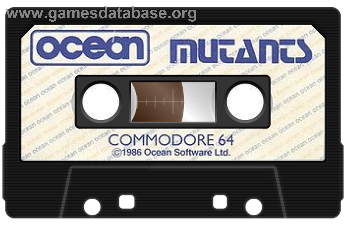 Mutants - Commodore 64 - Artwork - Cartridge