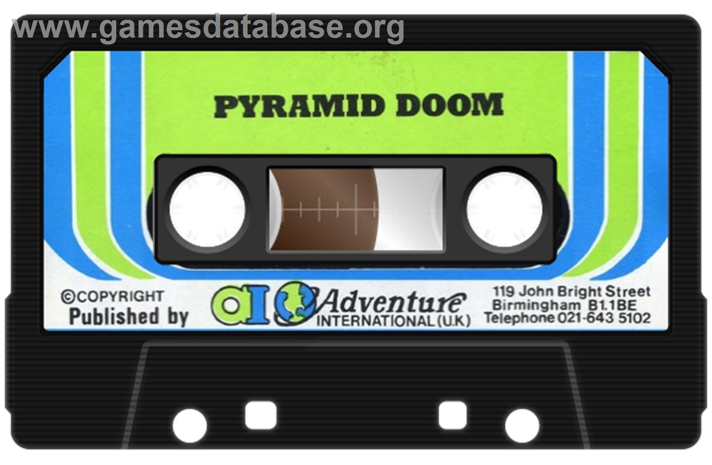 Pyramid of Doom - Commodore 64 - Artwork - Cartridge