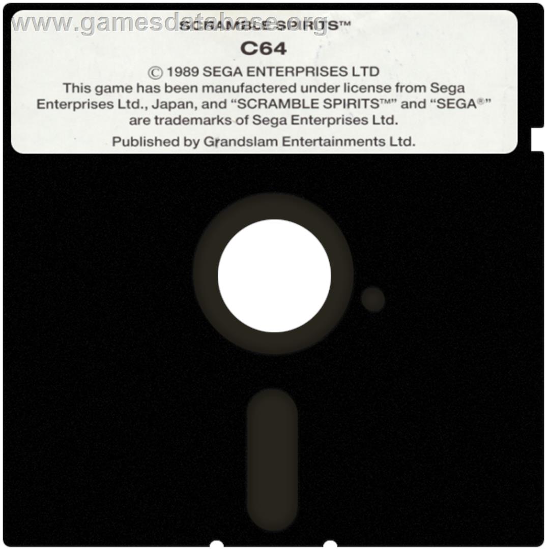 Scramble Spirits - Commodore 64 - Artwork - Cartridge