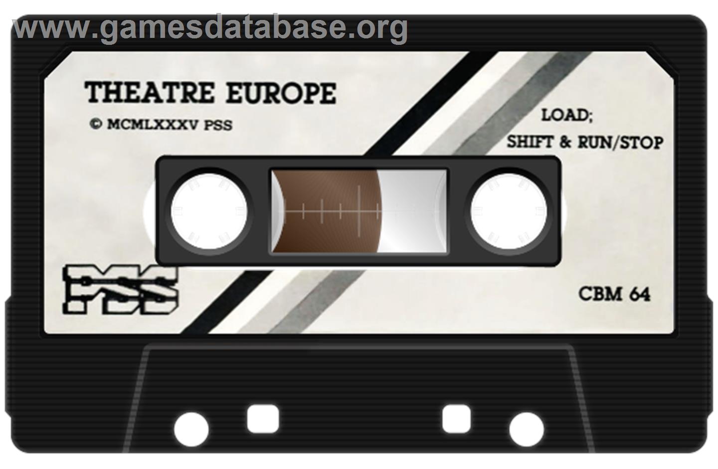 Theatre Europe - Commodore 64 - Artwork - Cartridge